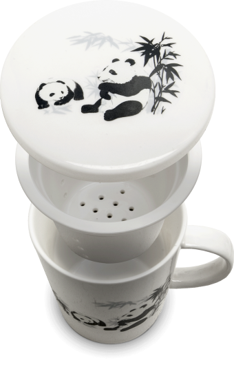 36 x Theebeker Panda