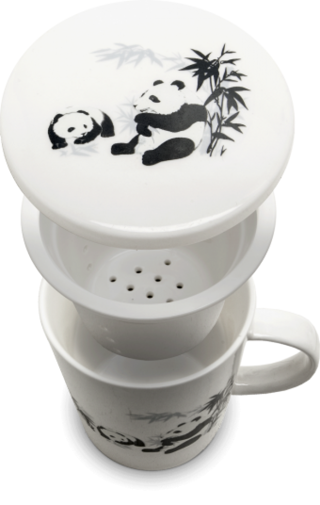 36 x Theebeker Panda